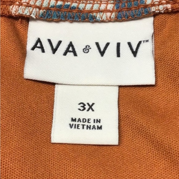 Target plus size Ava & Viv Rouche skirt woman - Picture 2 of 6